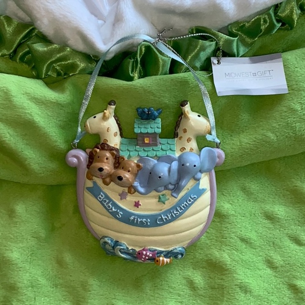 Baby’s First Christmas Noah’s Arc Ornament